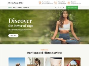 Free DivineYoga FSE WordPress Theme