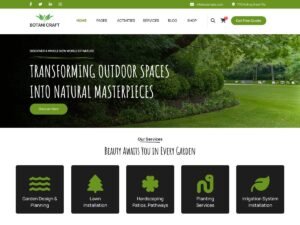 Free Eco Landscaping WordPress Theme