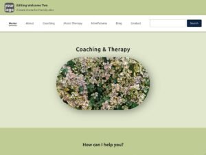 Free Editing Welcome Two WordPress Theme