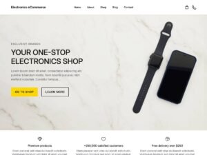 Free Electronics Store eCommerce WordPress Theme