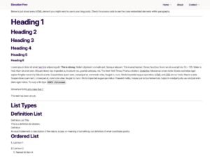Free Elevation Free WordPress Theme