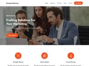 Free Emerge Business WordPress Theme