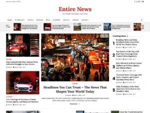 Free Entire News WordPress Theme