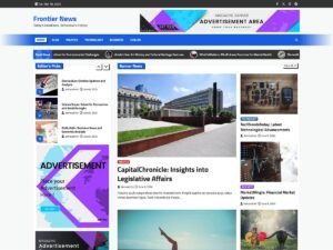 Free Frontier News WordPress Theme