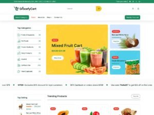 Free GrocefyCart WordPress Theme