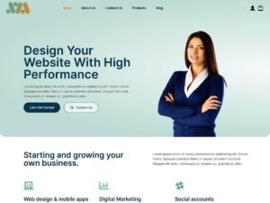 Free HS Second Agency WordPress Theme