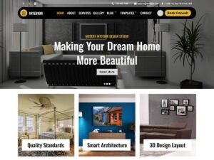 Free Home Styling Interior WordPress Theme
