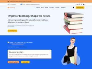 Free Interactive Education WordPress Theme