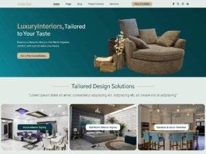Free Interior Design Firm WordPress Theme