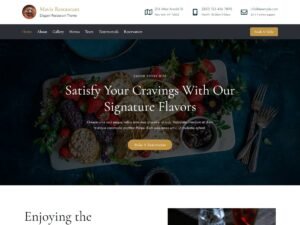 Free Mavix Restaurant WordPress Theme