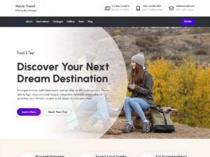 Free Mavix Travel WordPress Theme