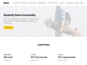Free Mozis WordPress Theme