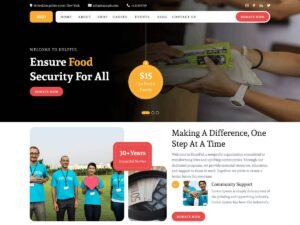 Free NGO Disaster Relief WordPress Theme