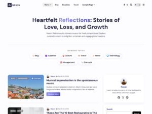 Free Nason Magazine Blog WordPress Theme