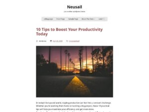 Free Neusail WordPress Theme
