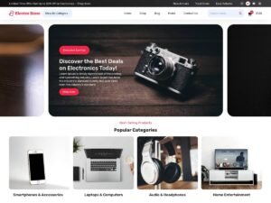 Free Online Electro Store WordPress Theme
