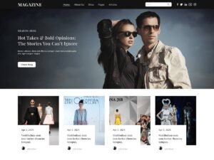 Free Online Magazine WordPress Theme