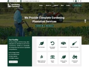 Free Organic Gardening WordPress Theme
