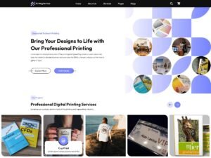 Free Printing Services WordPress Theme