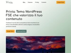 Free Privia WordPress Theme
