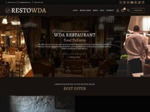 Free Restaurant WDA WordPress Theme