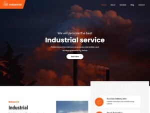Free SKT Industrial WordPress Theme