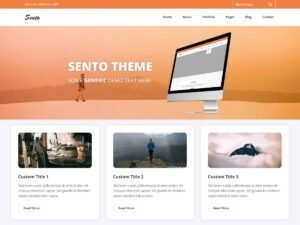 Free Sento eBlog WordPress Theme