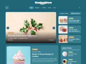 Free ShadowWave WordPress Theme