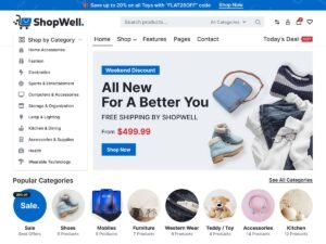 Free Shopwell WordPress Theme