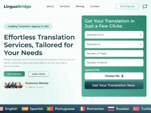 Free St Tranlation Agency WordPress Theme