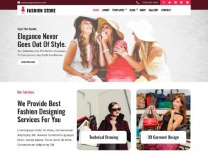 Free Summer Fashion Store WordPress Theme