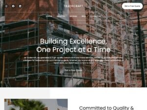 Free TradeCraft WordPress Theme