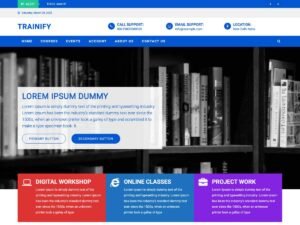 Free Trainify WordPress Theme