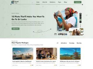 Free Travel Influencer Blogs WordPress Theme