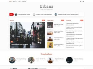 Free Urbana WordPress Theme
