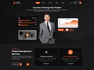 Free VW Project Management WordPress Theme