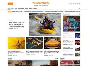 Free Visionary News WordPress Theme