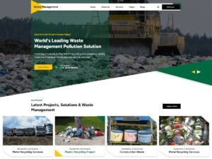 Free Waste Management WordPress Theme