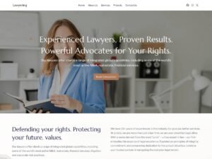 Free lawyering WordPress Theme
