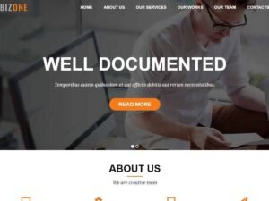 Free wp bizone WordPress Theme