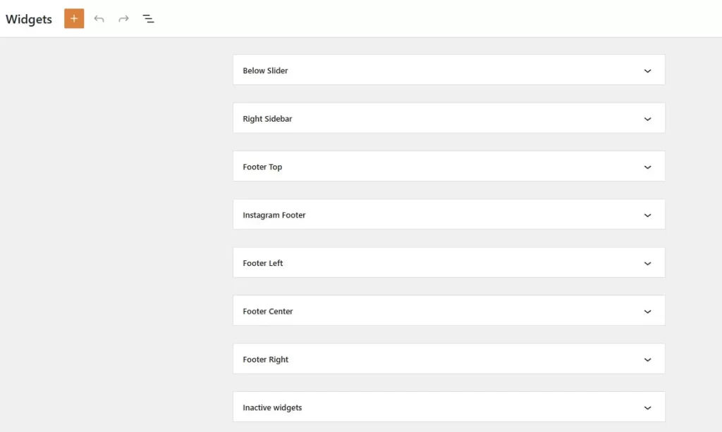 widgets