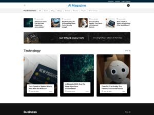 Free AI Magazine WordPress Theme