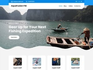 Free AquaFusion FSE WordPress Theme
