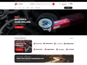 Free Auto Parts Supplier WordPress Theme