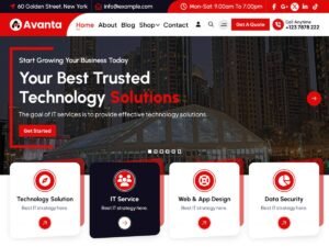 Free Avanta WordPress Theme