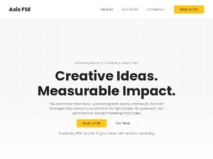 Free Axis FSE WordPress Theme