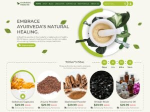 Free Ayurvedic Medicine WordPress Theme