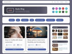 Free Bado Blog WordPress Theme
