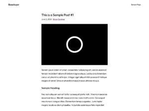 Free Baselayer WordPress Theme