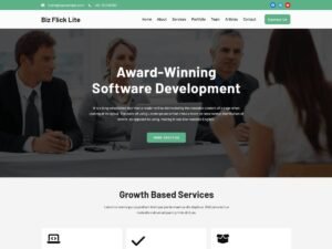 Free Biz Flick Lite WordPress Theme